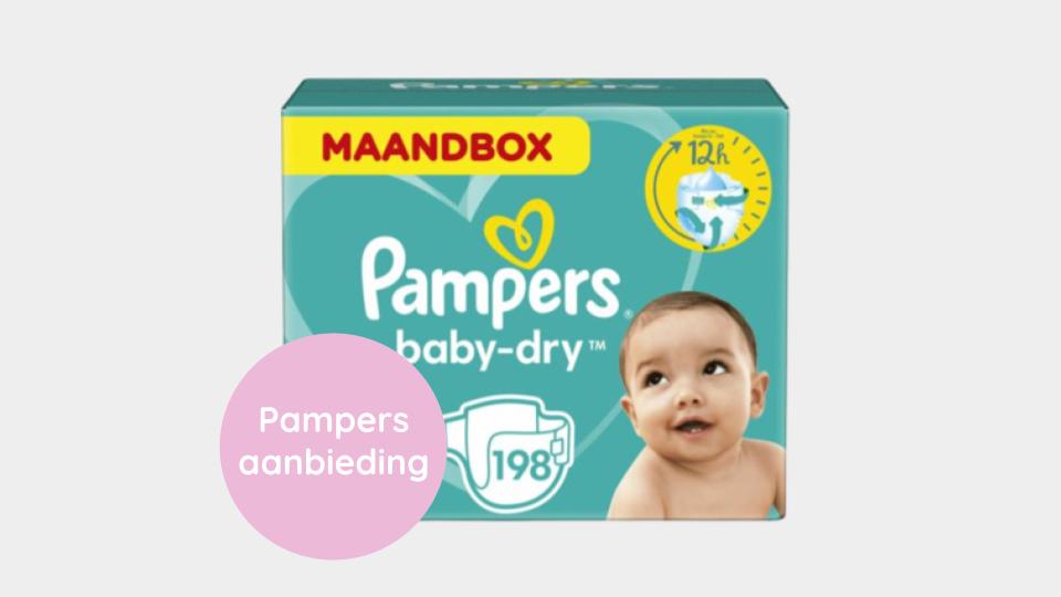 block pampers baby dry luiers